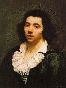 Anne-Louis Girodet de Roussy-Trioson Self-portrait oil